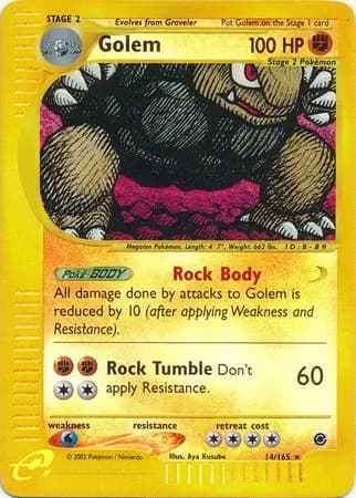 Golem (14) Pokemon card
