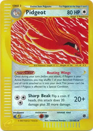 Pidgeot (23) Pokemon card