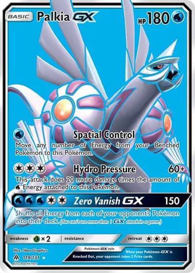 Palkia GX (Full Art) Pokemon card