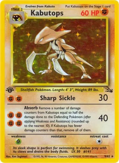 Kabutops Pokemon card