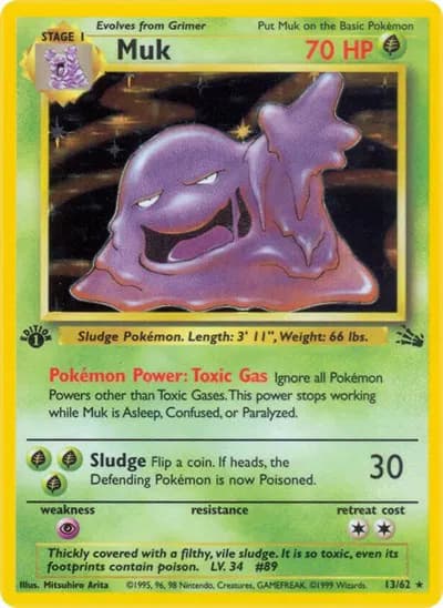Muk (13) Pokemon card