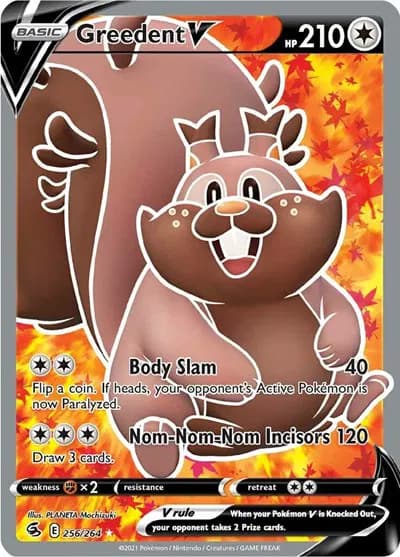 Greedent V (Full Art) Pokemon card