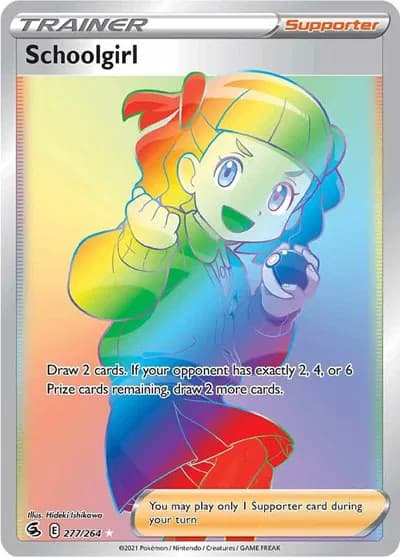 Schoolgirl (Secret) Pokemon card