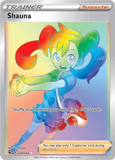 Shauna (Secret) Pokemon card