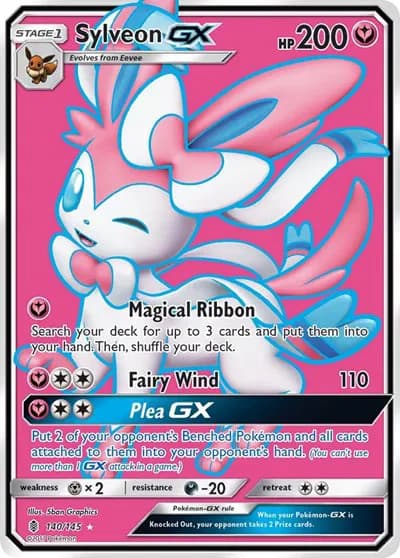 Sylveon GX (Full Art) Pokemon card