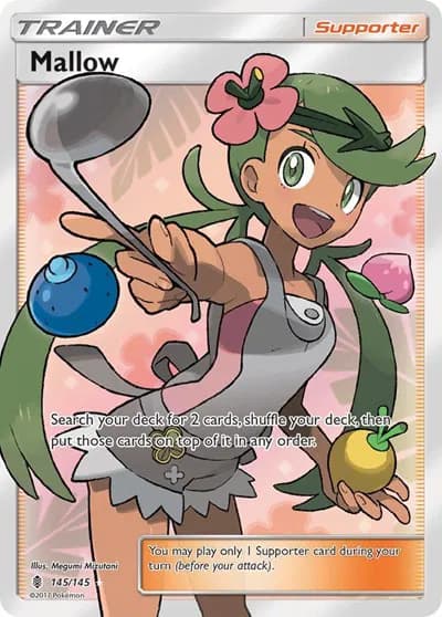 Mallow (Full Art) Pokemon card