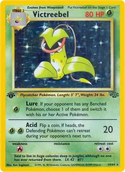Victreebel Pokemon card