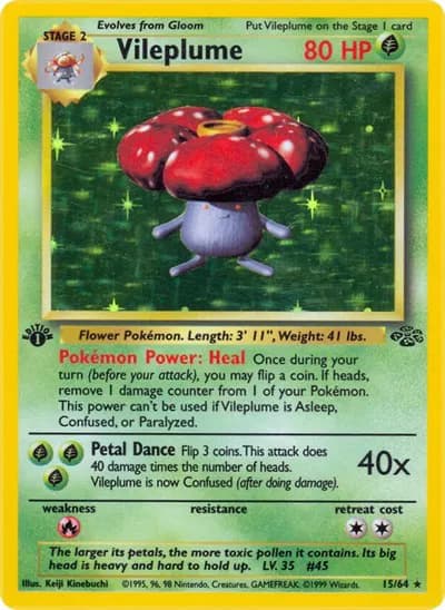 Vileplume Pokemon card