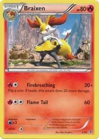 Braixen Pokemon card