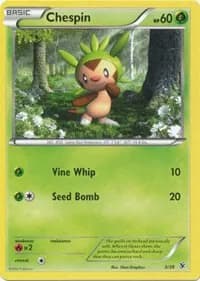 Chespin Pokemon card