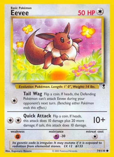 Eevee Pokemon card