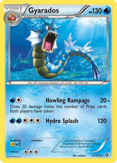Gyarados Pokemon card