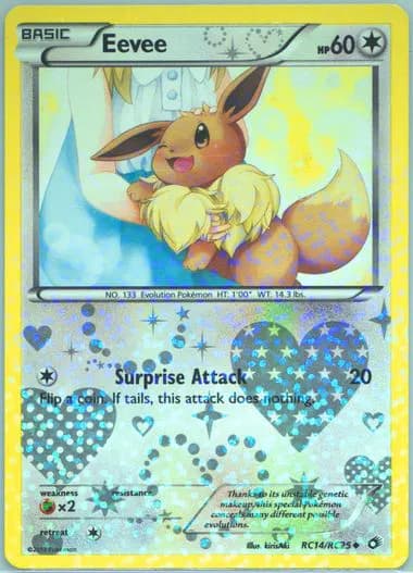 Eevee Pokemon card