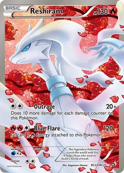 Reshiram (Full Art) Pokemon card
