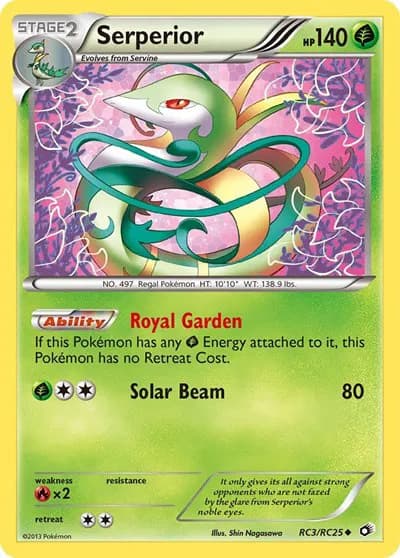 Serperior Pokemon card