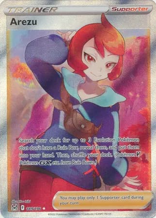 Arezu (Full Art) Pokemon card