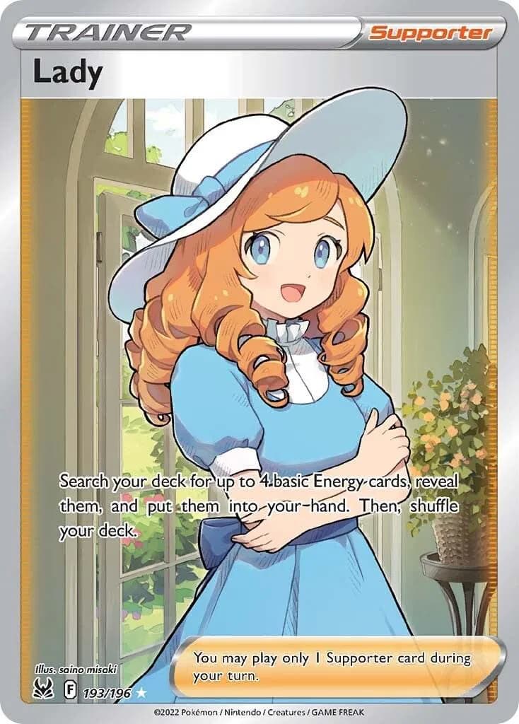 Lady (Full Art) Pokemon card