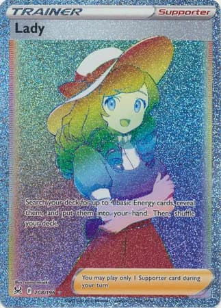 Lady (Secret) Pokemon card