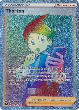 Thorton (Secret) Pokemon card