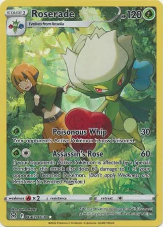 Roserade Pokemon card