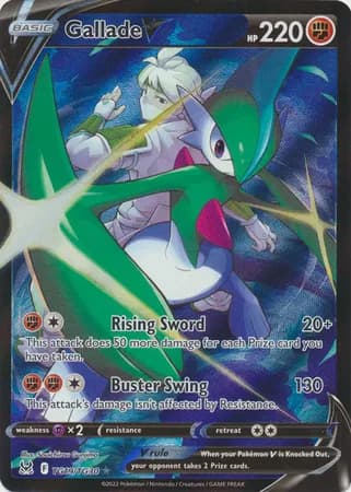 Gallade V Pokemon card