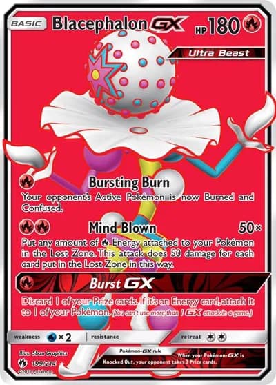 Blacephalon GX (Full Art) Pokemon card