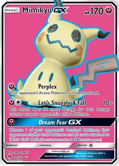 Mimikyu GX (Full Art) Pokemon card