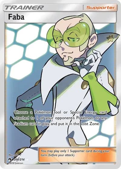 Faba (Full Art) Pokemon card
