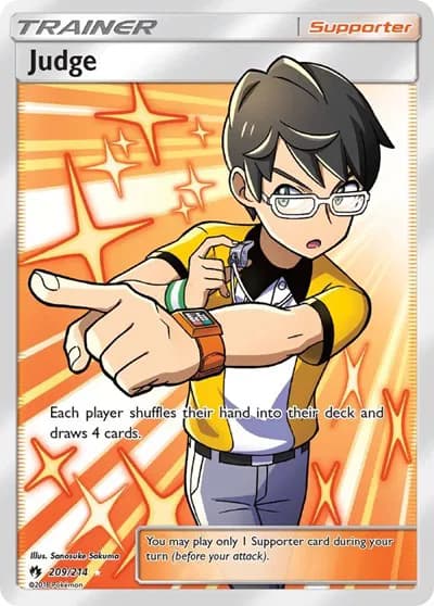 Judge (Full Art) Pokemon card