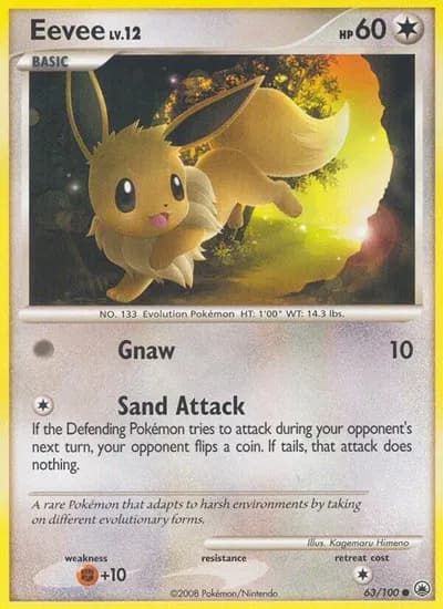 Eevee (63) Pokemon card