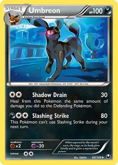 Umbreon (60) Pokemon card