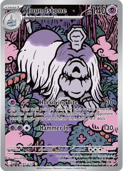 Houndstone Pokemon card