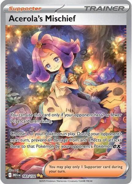 Acerola's Mischief Pokemon card