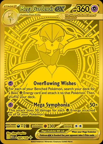 Mega Gardevoir ex Pokemon card