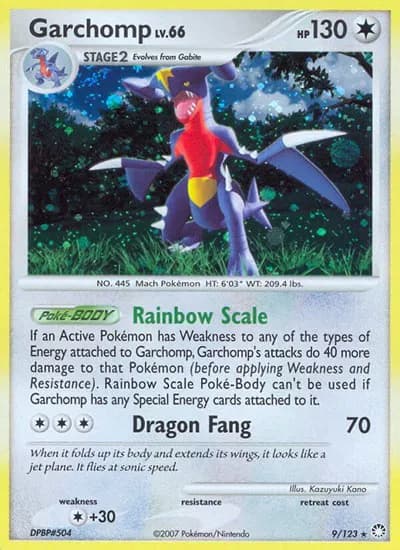 Garchomp Pokemon card