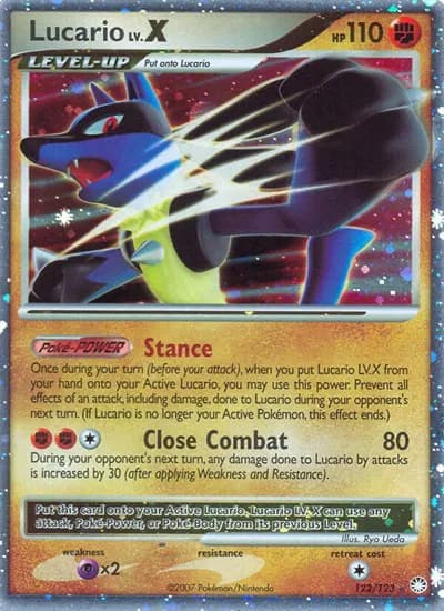 Lucario Lv.X Pokemon card