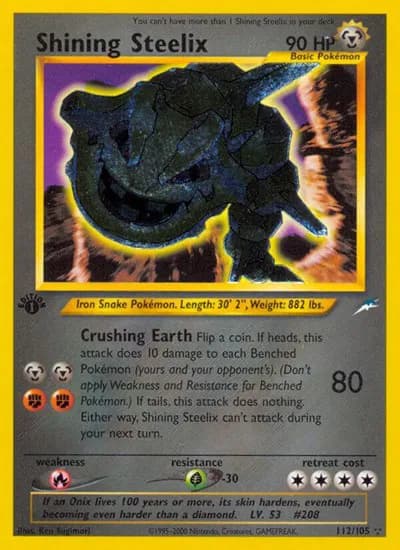 Shining Steelix Pokemon card