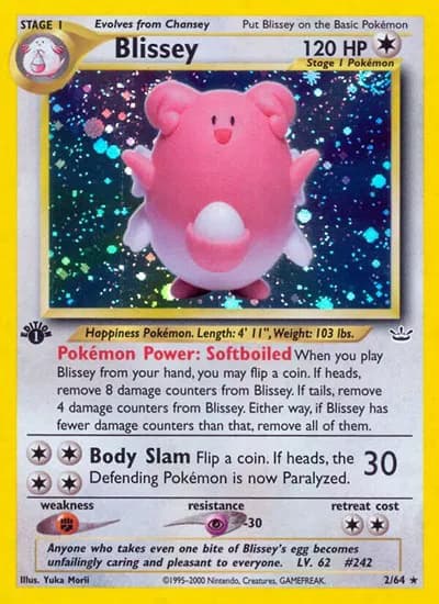 Blissey Pokemon card