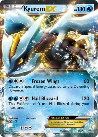 Kyurem EX Pokemon card