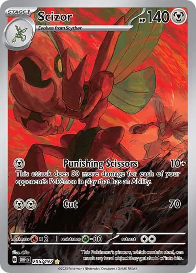 Scizor Pokemon card