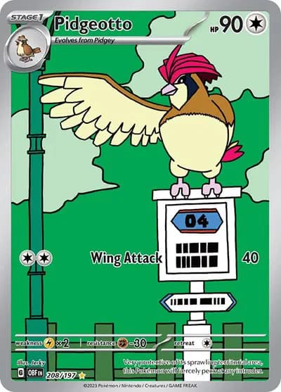 Pidgeotto Pokemon card