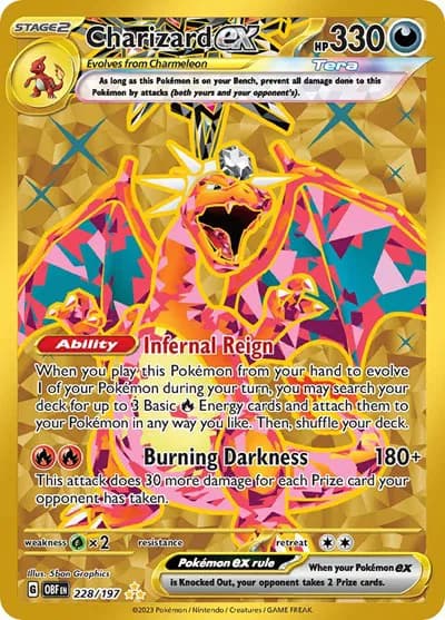 Charizard ex Pokemon card