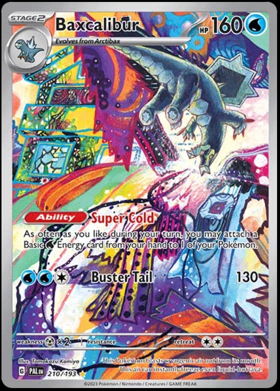 Baxcalibur Pokemon card