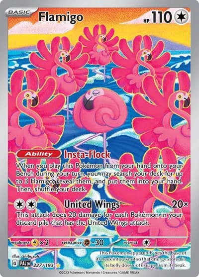 Flamigo Pokemon card