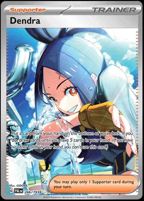 Dendra Pokemon card