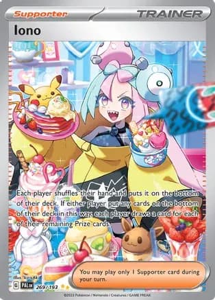 Iono Pokemon card