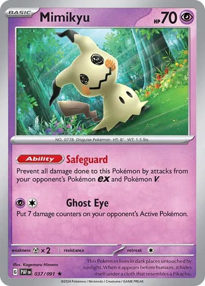 Mimikyu Pokemon card