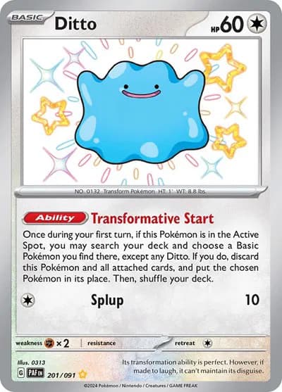 Ditto Pokemon card