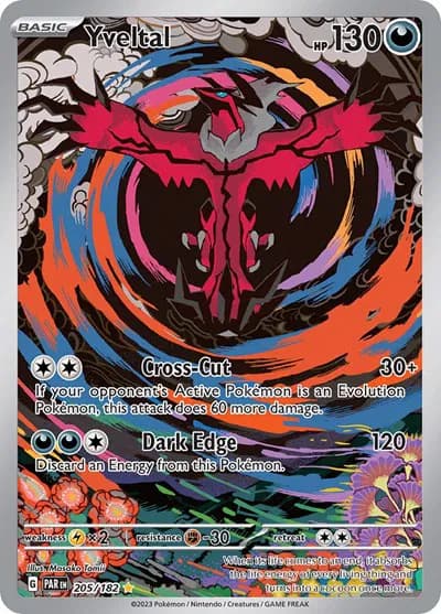 Yveltal Pokemon card