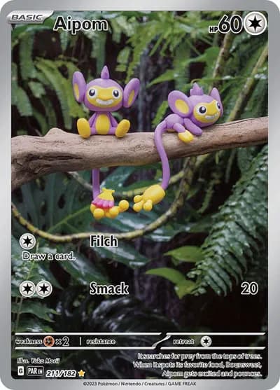 Aipom Pokemon card